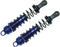 Reely 1:8 Hydraulische schokdempers aluminium Blauw (metallic) Met veren Zwart 109 mm 2 stuk(s)