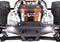 Reely Jovage 4x4 Oranje, Wit Brushed 1:16 RC modelauto voor beginners Elektro Truggy 4WD RTR 2,4 GHz Incl. accu en lade