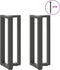 vidaXL - Console - tafelpoten - 2st - T-vormig - 25x28x(72-73)cm - staal - antraciet