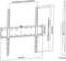 Reflecta PLANO Slim TV-beugel 81,3 cm (32) - 139,7 cm (55) Vast