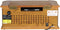Reflexion HIF2002 Retro-stereoset FM, CD, Cassette, Platenspeler, USB Behuizing van echt hout, Opnamefunctie, Incl. afs