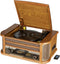 Reflexion HIF2002 Retro-stereoset FM, CD, Cassette, Platenspeler, USB Behuizing van echt hout, Opnamefunctie, Incl. afs