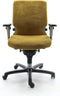 Refurbished Bureaustoel Geel Regain Ergonomisch Comforto 77 NPR1813 - Zwart onderstel