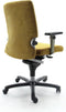 Refurbished Bureaustoel Geel Regain Ergonomisch Comforto 77 NPR1813 - Zwart onderstel