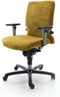 Refurbished Bureaustoel Geel Regain Ergonomisch Comforto 77 NPR1813 - Zwart onderstel