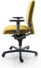 Refurbished Bureaustoel Geel Regain Ergonomisch Comforto 77 NPR1813 - Zwart onderstel