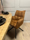 Refurna - Eetkamerstoel Dani | Velvet Goud