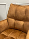 Refurna - Eetkamerstoel Dani | Velvet Goud