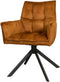 Refurna - Eetkamerstoel Dani | Velvet Goud
