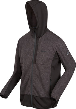 Regatta Bresdon Softshelljas Heren Zwart/grijs Maat S