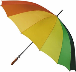 Regenboog Paraplu - Golf 130 Cm / 16 Banen