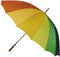 Regenboog Paraplu - Golf 130 Cm / 16 Banen