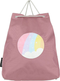 Regenboog turnzak zwemzak met koorden - Caramel et Cie