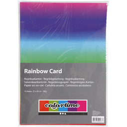 Creativ Company Regenboogpapier a4 180gr, 10 vellen