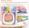 Regenboogroze Hoes Geschikt voor Ipad 9.7 inch - Draaibare Handgreep-Standaard en Schouderriem
