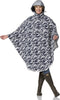 Regencape blauw