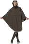 Regencape donkerbruin