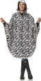 Regencape grijs wit