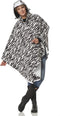 Regencape grijs wit