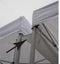 Regengoot 4 meter voor Easy Up vouwtent in Rood