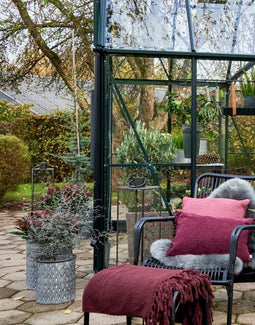 Regenpijpen Garden Room zwart met 2 gootzijden