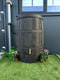 Regenton 500L Woody XL vat | Houteffect | Whiskey vat | Kunststof ton met houtnerf