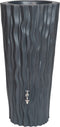 Regenton Flowers 160L | Regenvat antraciet met bloembak