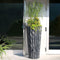 Regenton Flowers 160L | Regenvat antraciet met bloembak