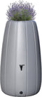 Regenton Gaja - 200 liter - Grijs - Kunststof regenton - Plantenpot - Inclusief kraantje
