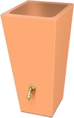 Regenton Gewassen Terracotta 100L incl. kraantje - Prestige London (incl. messing kraantje)