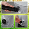 Regenton Set - Zilver 240L met Bloemenbak - Complete Set - Wavy Look - Bewatering - Regenton - Plantenbak