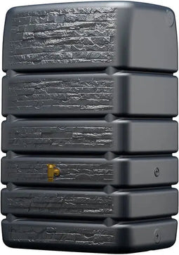 Regenton Slim - Stone Decor - 510 Liter - Antraciet