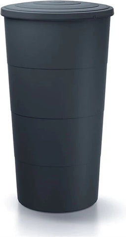 Regenton Smooth 200 liter - Antraciet + Deksel