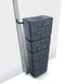 Regenton Stone Tower 350 liter - Antraciet | Steen effect Muur regenton
