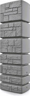 Regenton Stone Tower 350 liter - Grijs | Steen effect Muur regenton