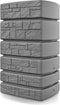 Regenton Stone Tower 500 liter – Grijs | Steen effect Muur regenton
