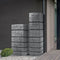 Regenton Stone Tower 500 liter – Grijs | Steen effect Muur regenton