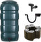 Regenton voordeelset: 100liter rechthoekig groen + standaard + luxe vulautomaat 70-100mm - Thuistuinieren.nl