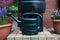 Regenton voordeelset: 150liter rechthoekig groen + standaard + luxe vulautomaat 70-100mm - Thuistuinieren.nl