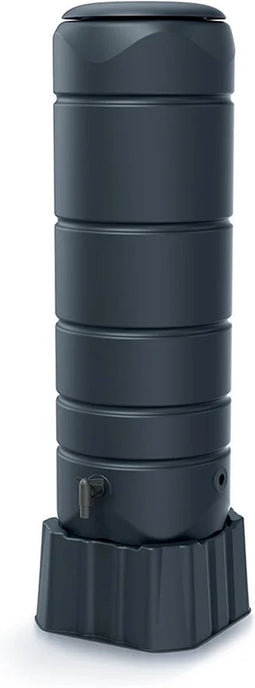 Regenton Vuelta - 110 liter + voet - Antraciet