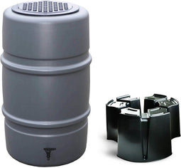 Regentonset Harcostar - 227 Liter Antraciet + Voet