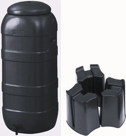 Regentonset Harcostar Rainsaver Zwart 100L incl. voet