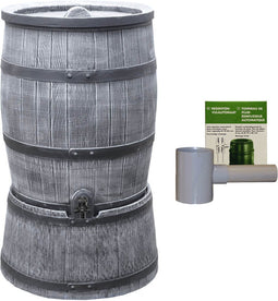 Regentonset Roto 140 Liter + Voet + Vulautomaat - Grijs