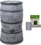 Regentonset Roto 140 Liter + Voet + Vulautomaat - Grijs