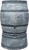 Regentonset Roto 240 liter + voet - Grijs