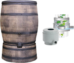 Regentonset Roto 350 liter + Voet + Vulautomaat