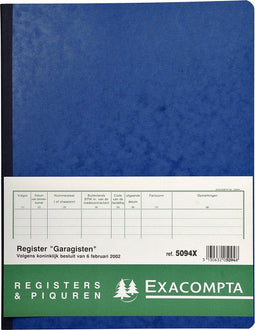 Register Piqure garagisten 320x250mm 80vel assorti