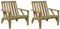 vidaXL - Tuinstoelen - Adirondack - 2 - st - 75x77x77 - cm - geïmpregneerd - hout