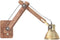 vidaXL Wandlamp industrieel rond E27 messingkleurig