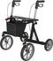 Rehasense Outdoor Rollator - Grote Soft Wielen Voor Extra Comfort